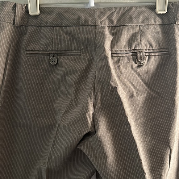 New York & Company Stretch Taupe/Tan/Beige Dress Pants with Stripes - Picture 10 of 13